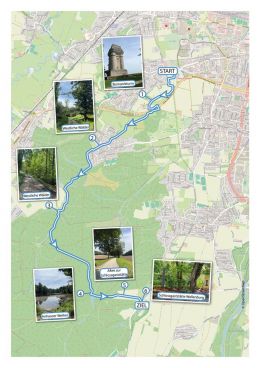 Streckenplan AUXburg wandert